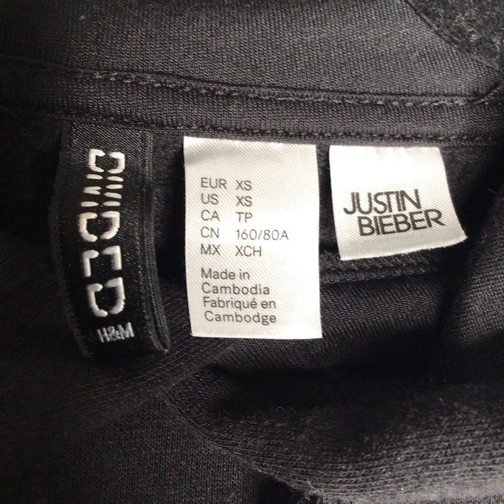 𝅺h&m Justin Bieber Purpose Tour Crop Top Sweatshirt - Picture 6 of 8